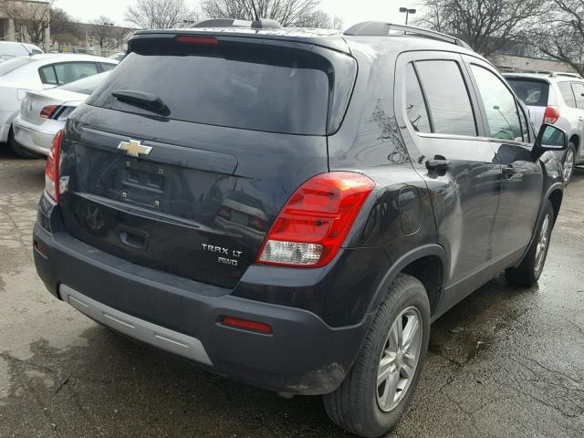 KL7CJRSB3FB102352 - 2015 CHEVROLET TRAX 1LT BLACK photo 4