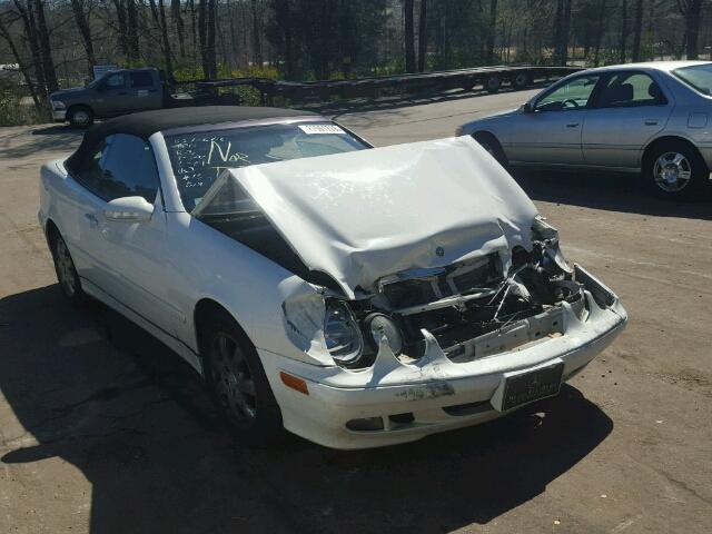 WDBLK65G42T112042 - 2002 MERCEDES-BENZ CLK 320 WHITE photo 1