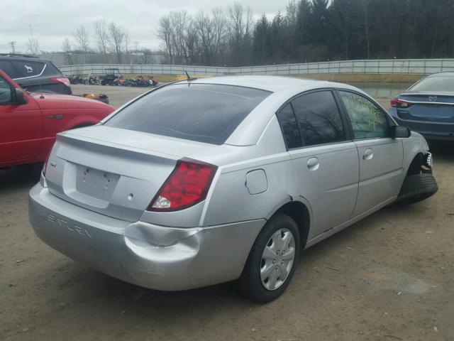 1G8AJ55F26Z132378 - 2006 SATURN ION LEVEL SILVER photo 4