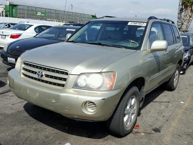 JTEHF21A420046322 - 2002 TOYOTA HIGHLANDER SILVER photo 2