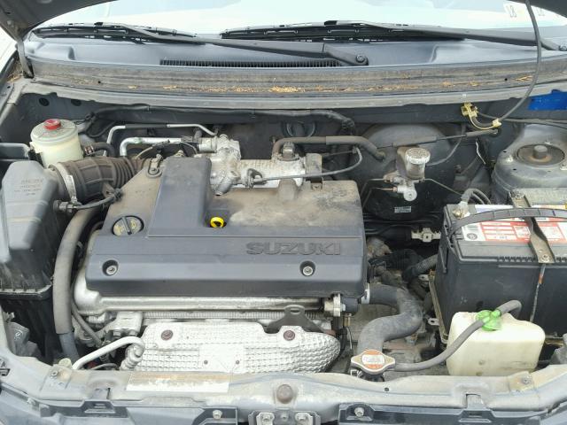 JS2RC41H735211686 - 2003 SUZUKI AERIO SX BLACK photo 7