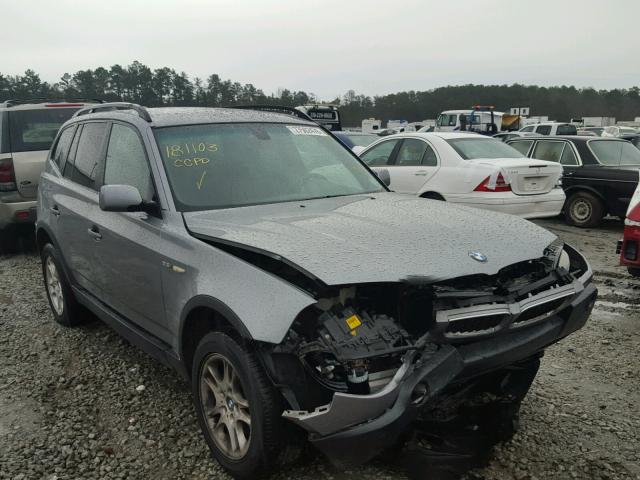 WBXPA73464WC42089 - 2004 BMW X3 2.5I GRAY photo 1