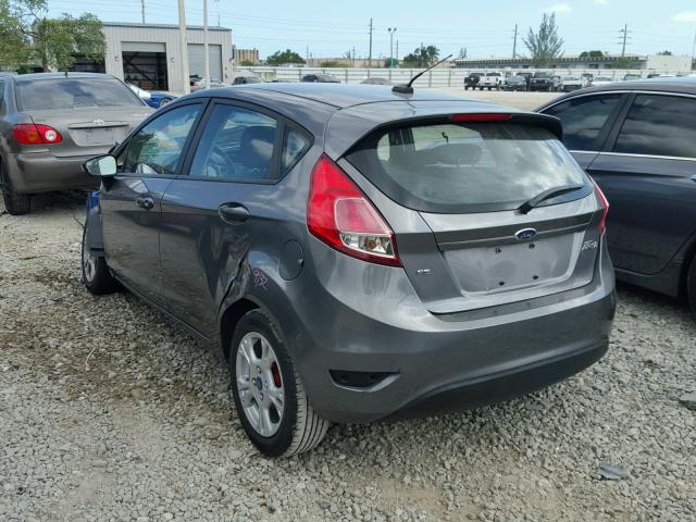 3FADP4EJ7EM136755 - 2014 FORD FIESTA SE GRAY photo 3