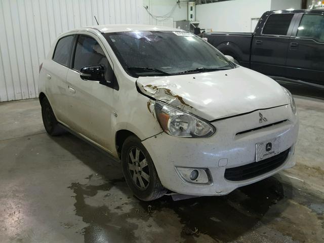 ML32A4HJ3FH035168 - 2015 MITSUBISHI MIRAGE ES WHITE photo 1