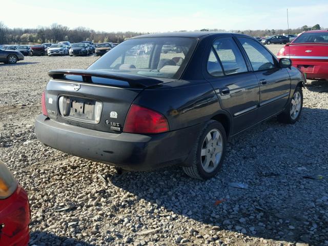 3N1CB51D96L584337 - 2006 NISSAN SENTRA 1.8 BLACK photo 4