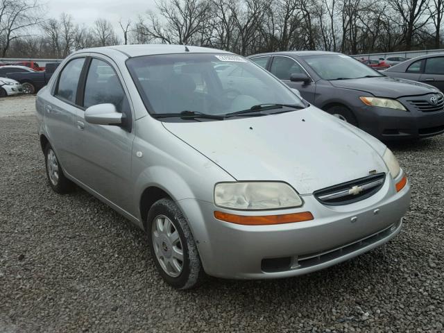 KL1TD52685B459201 - 2005 CHEVROLET AVEO BASE GRAY photo 1