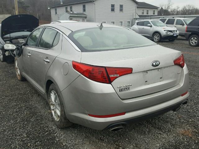 KNAGM4A78D5431553 - 2013 KIA OPTIMA LX GRAY photo 3