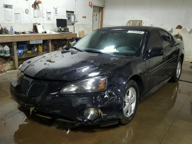 2G2WP552X81116601 - 2008 PONTIAC GRAND PRIX BLACK photo 2