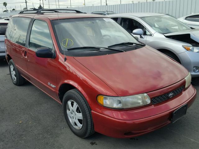 4N2DN1113VD813894 - 1997 NISSAN QUEST XE RED photo 1