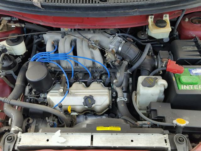 4N2DN1113VD813894 - 1997 NISSAN QUEST XE RED photo 7
