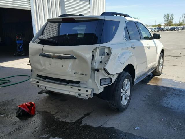 1GNALBEK5EZ107881 - 2014 CHEVROLET EQUINOX LT WHITE photo 4