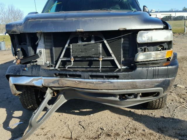 1GCHK29142E105554 - 2002 CHEVROLET SILVERADO GRAY photo 9