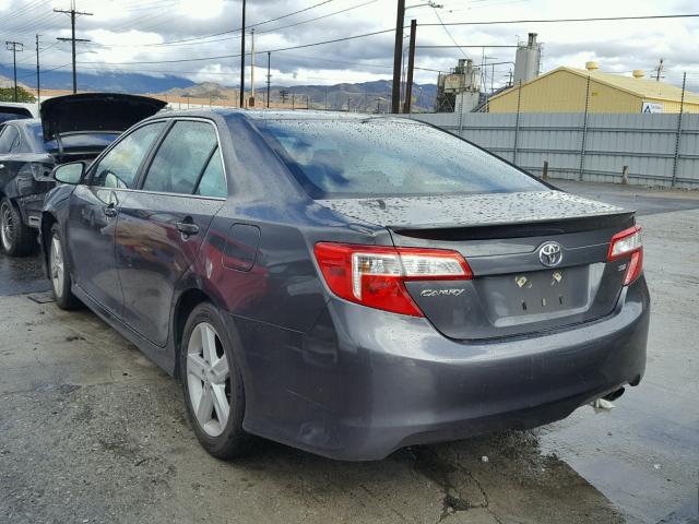 4T1BF1FK3CU045089 - 2012 TOYOTA CAMRY BASE GRAY photo 3