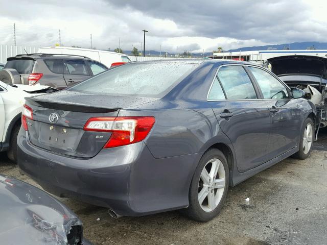 4T1BF1FK3CU045089 - 2012 TOYOTA CAMRY BASE GRAY photo 4