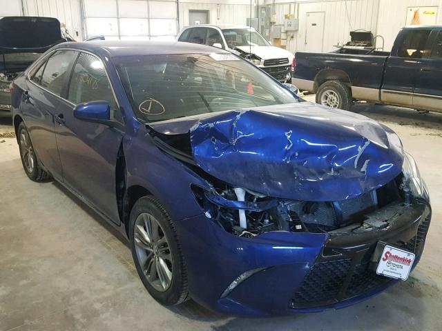 4T1BF1FK2GU509964 - 2016 TOYOTA CAMRY LE BLUE photo 1