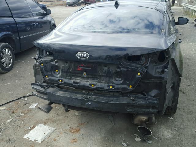 KNAGN4A77B5148068 - 2011 KIA OPTIMA EX BLACK photo 9