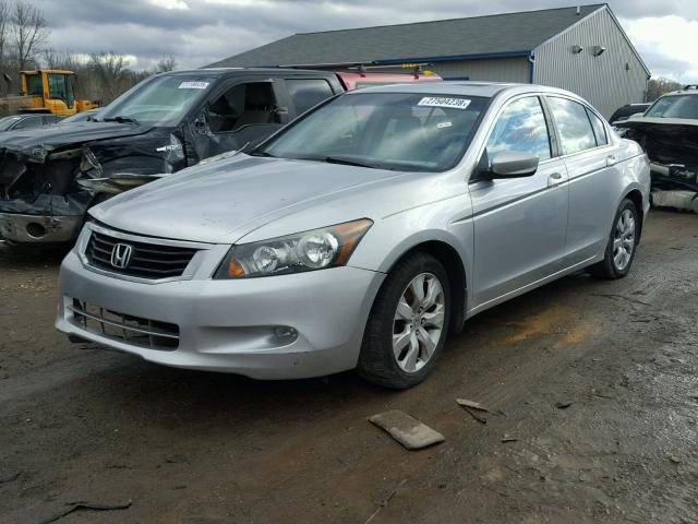 1HGCP36878A054555 - 2008 HONDA ACCORD EXL SILVER photo 2