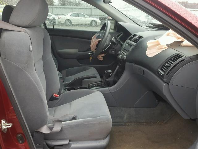 1HGCM56336A103109 - 2006 HONDA ACCORD SE BURGUNDY photo 5