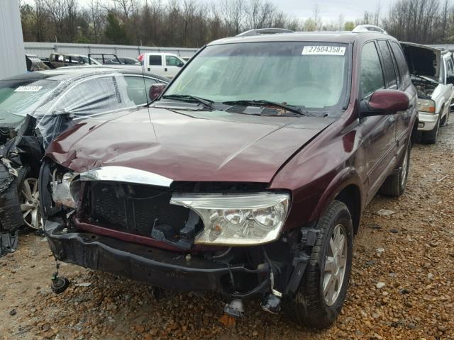 5GADT13S162358444 - 2006 BUICK RAINIER CX RED photo 2