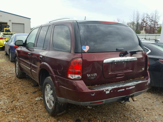 5GADT13S162358444 - 2006 BUICK RAINIER CX RED photo 3