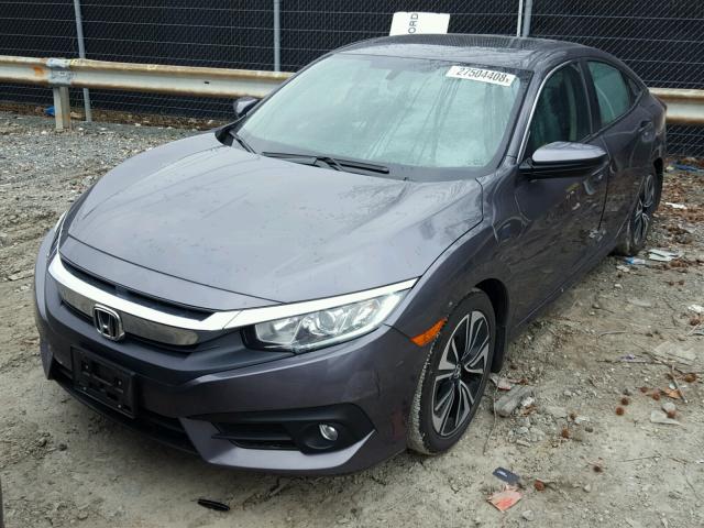 2HGFC1F30GH634425 - 2016 HONDA CIVIC EX ნაცრისფერი ფოტო 2
