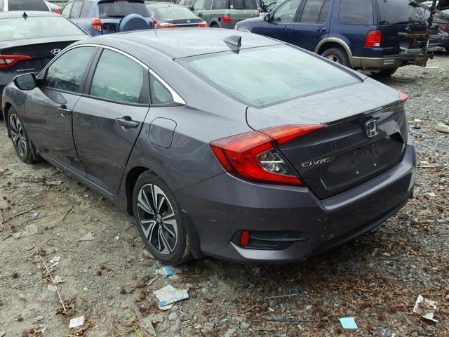 2HGFC1F30GH634425 - 2016 HONDA CIVIC EX ნაცრისფერი ფოტო 3
