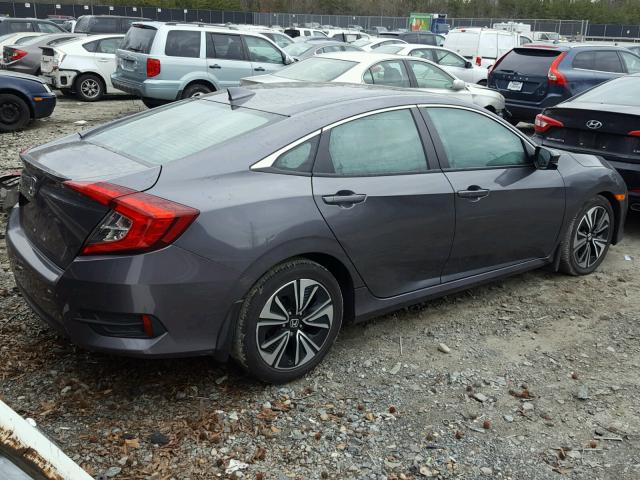 2HGFC1F30GH634425 - 2016 HONDA CIVIC EX ნაცრისფერი ფოტო 4