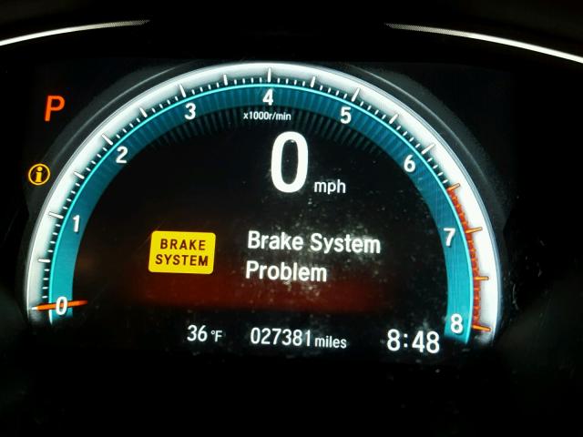 2HGFC1F30GH634425 - 2016 HONDA CIVIC EX ნაცრისფერი ფოტო 8