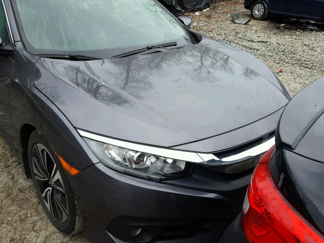 2HGFC1F30GH634425 - 2016 HONDA CIVIC EX ნაცრისფერი ფოტო 9