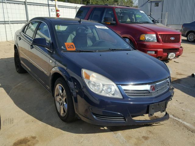 1G8ZS57N28F122264 - 2008 SATURN AURA XE BLUE photo 1