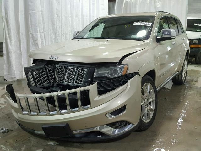 1C4RJFJT8EC284256 - 2014 JEEP GRAND CHER TAN photo 2