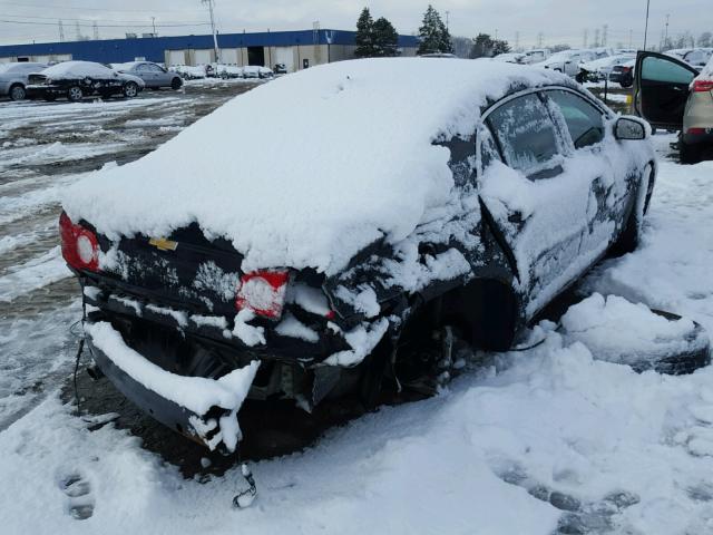 1G1ZH57B494141835 - 2009 CHEVROLET MALIBU 1LT BLACK photo 4