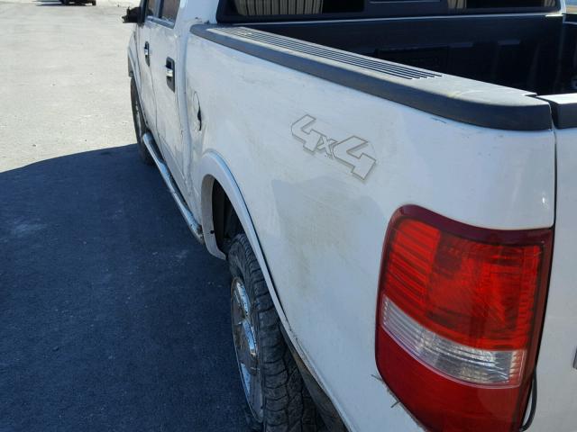 1FTPW14V07KC93888 - 2007 FORD F150 SUPER WHITE photo 9