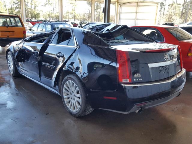 1G6DJ5EYXB0120792 - 2011 CADILLAC CTS PERFOR Czarny zdjęcie 3