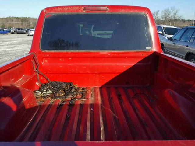 1FTYR10C41TA10040 - 2001 FORD RANGER RED photo 6