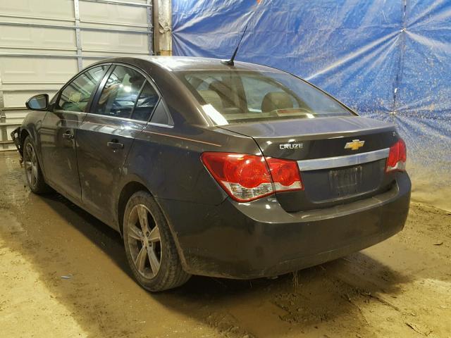 1G1PE5SB1E7134275 - 2014 CHEVROLET CRUZE LT GRAY photo 3