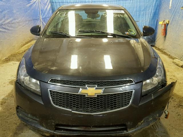 1G1PE5SB1E7134275 - 2014 CHEVROLET CRUZE LT GRAY photo 9