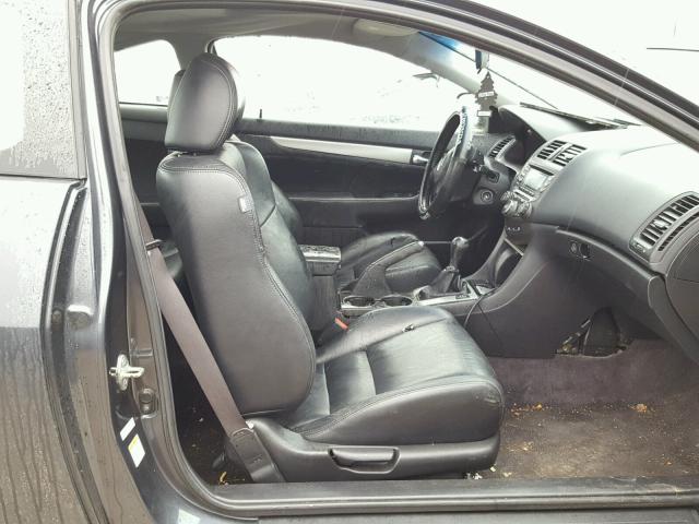 1HGCM71635A005452 - 2005 HONDA ACCORD EX GRAY photo 5