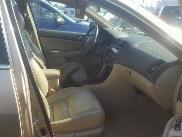 1HGCM56805A042733 - 2005 HONDA ACCORD EX GOLD photo 5