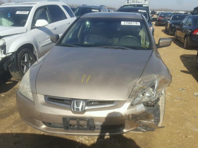 1HGCM56805A042733 - 2005 HONDA ACCORD EX GOLD photo 7