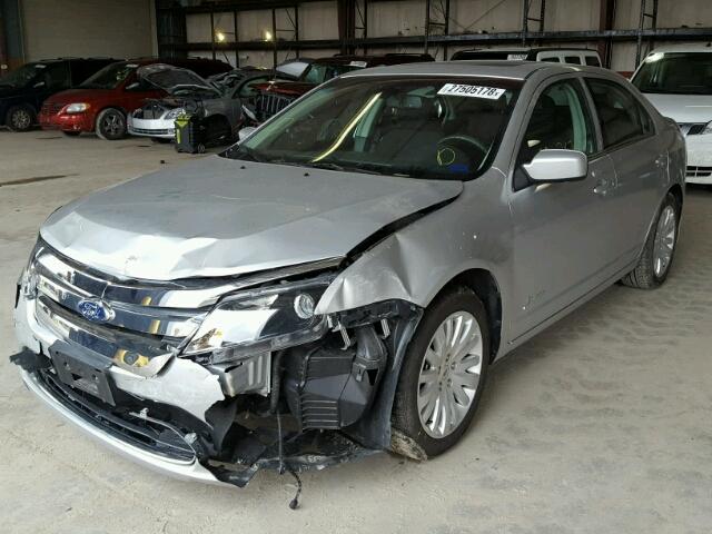 3FADP0L33CR244027 - 2012 FORD FUSION HYB SILVER photo 2