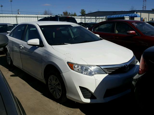 4T4BF1FK8DR297198 - 2013 TOYOTA CAMRY L WHITE photo 1