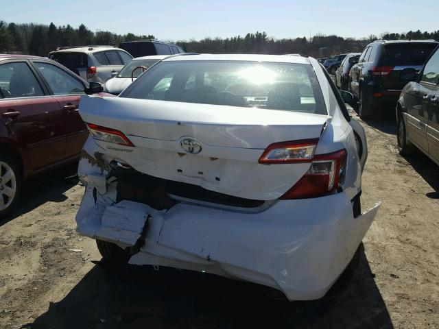4T4BF1FK8DR297198 - 2013 TOYOTA CAMRY L WHITE photo 9