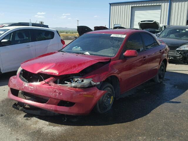 1YVFP80C435M36723 - 2003 MAZDA 6 I RED photo 2