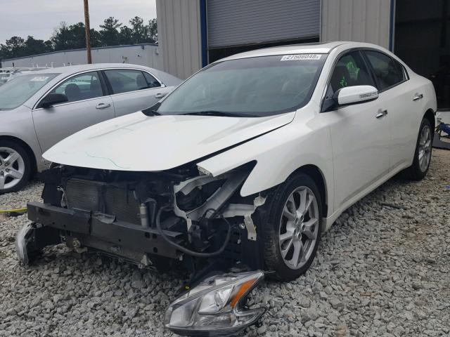 1N4AA5APXCC868977 - 2012 NISSAN MAXIMA S WHITE photo 2