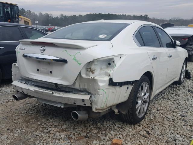 1N4AA5APXCC868977 - 2012 NISSAN MAXIMA S WHITE photo 4