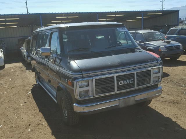 2GDEG25K7M4511846 - 1991 GMC RALLY WAGO BLACK photo 1