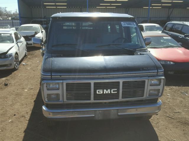 2GDEG25K7M4511846 - 1991 GMC RALLY WAGO BLACK photo 9