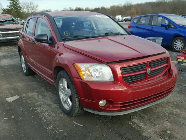 1B3HB48B77D381313 - 2007 DODGE CALIBER SX MAROON photo 1