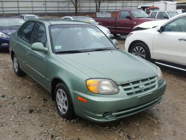 KMHCG45C25U624901 - 2005 HYUNDAI ACCENT GL GREEN photo 1